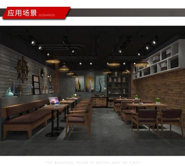 快餐厅卡座沙发