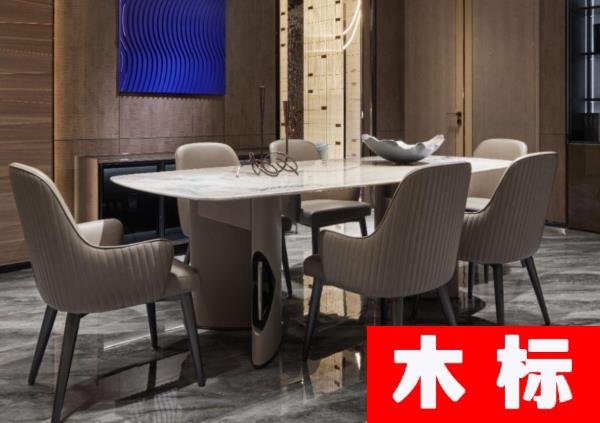轻奢餐厅餐桌椅bene044