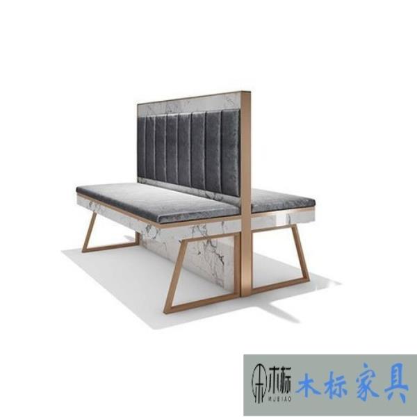 五金加木质皮面茶餐厅卡座沙发工厂批发